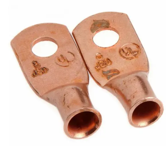Image 2 for #F60090 Lug for #8 Cable, #10 Stud, Premium Copper