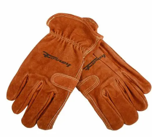 Image 1 for #F53172 Premium Cowhide Leather Fencer Work Gloves (Men's L)
