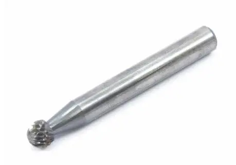 Image 3 for #F60122 Tungsten Carbide Burr, 1/4 in Ball Shape (SD-1)