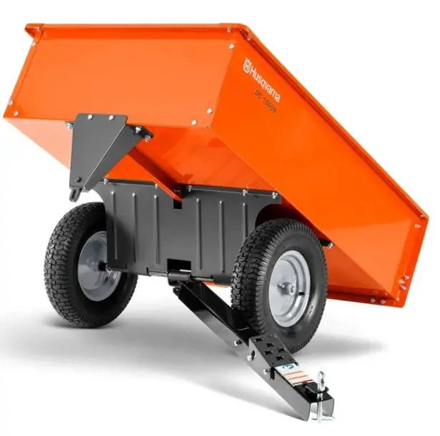 Image 1 for #588208804 12 Cu. Ft. Steel Swivel Dump Cart