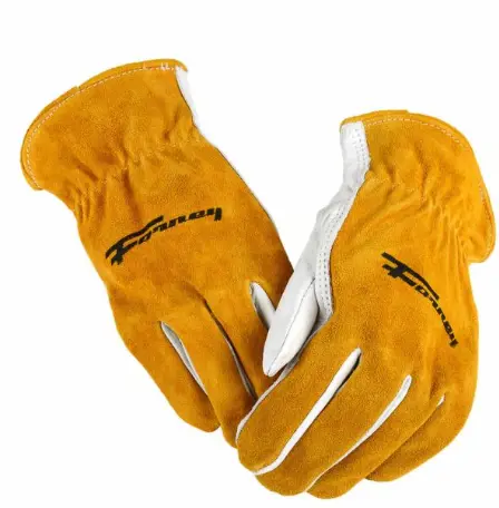 Image 1 for #F53123 Split Back Cowhide Leather Driver Work Gloves (Men's M)