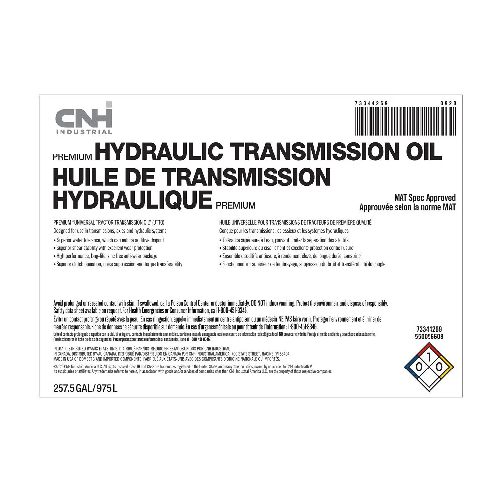 Image 2 for #73344269 Case IH Hytran / NH Hyd Trans Oil Premium