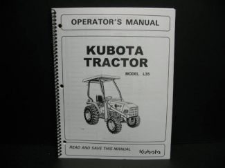 Kubota  L35 Owners Manual Part #32751-19717