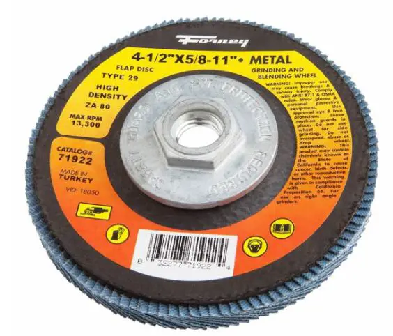 Image 1 for #F71922 Flap Disc, High Density, Type 29, 4-1/2" x 5/8"-11, ZA80