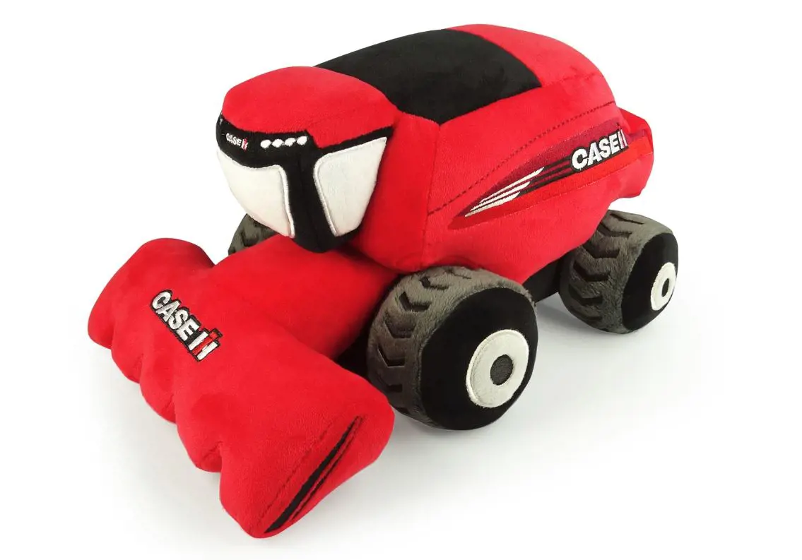 Image 1 for #UHK1128 Case IH Combine Axial Flow Plush Toy