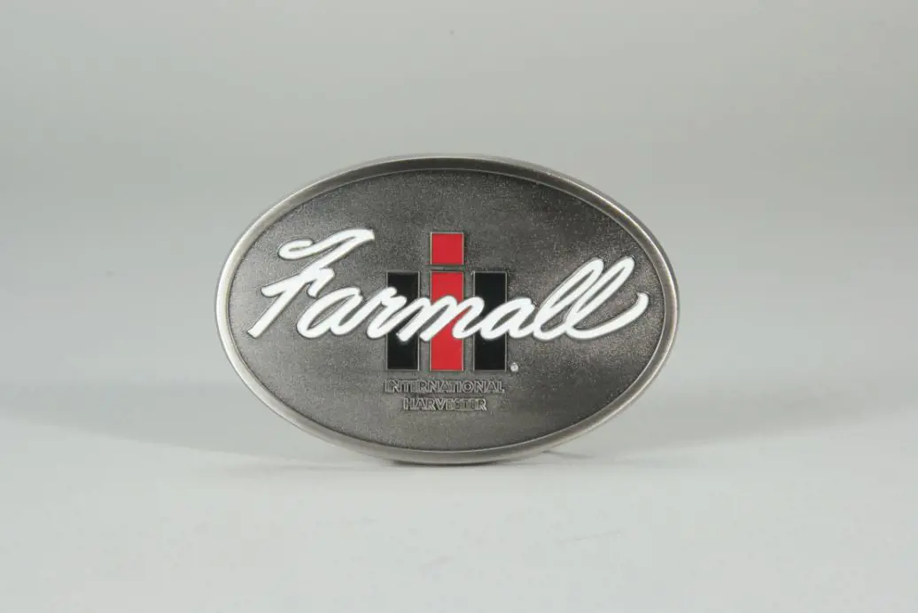 Image 1 for #ZJD617 Farmall Brushed Pewter Belt Buckle