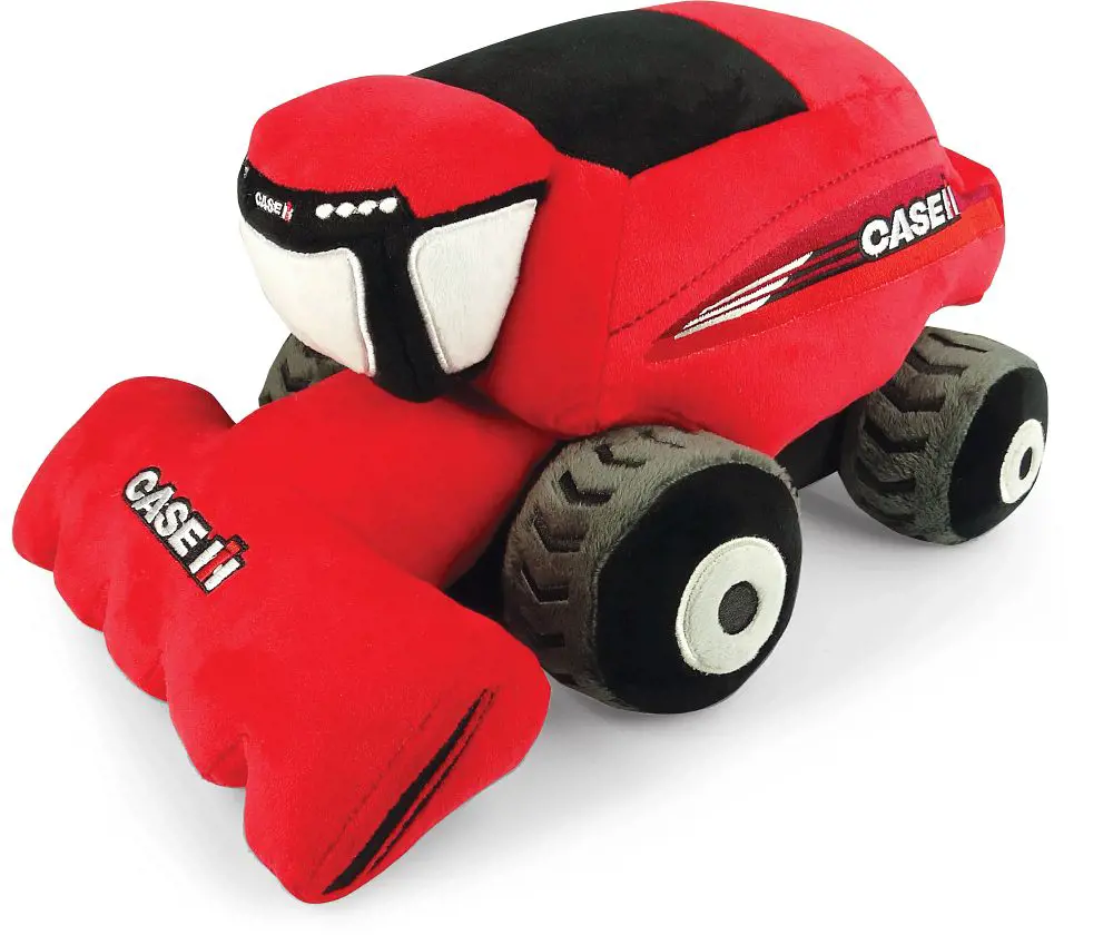 Image 2 for #UHK1128 Case IH Combine Axial Flow Plush Toy