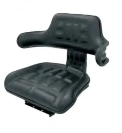 Case IH #SEA-508BEX Universal Non-Suspension Seat, Black