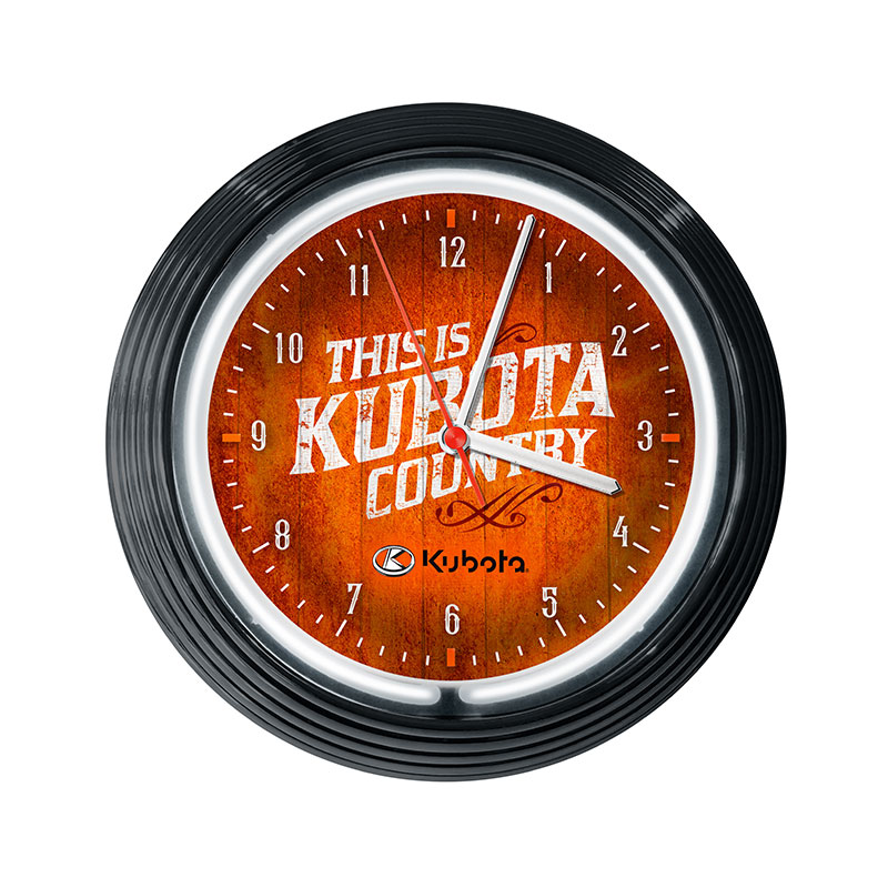 Kubota KB093324 Kubota Country Neon Wall Clock