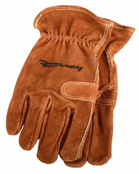 Image 3 for #F53172 Premium Cowhide Leather Fencer Work Gloves (Men's L)