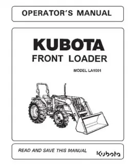 Kubota Loader Manuals