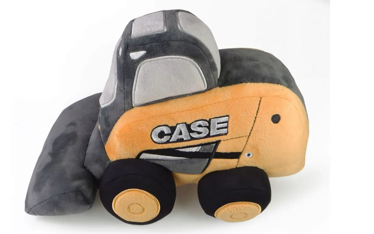 Image 1 for #UHK1117 Case Construction Skid Loader Plush Toy