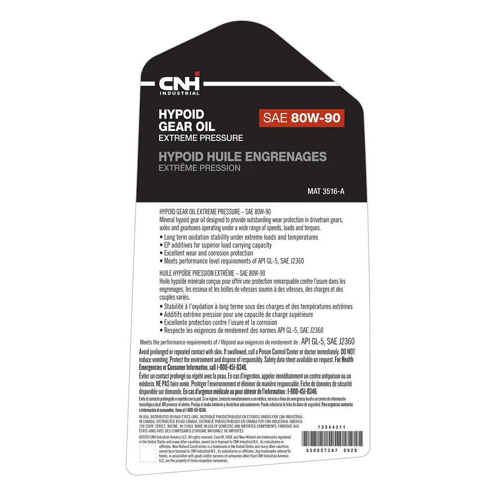 Image 4 for #73344311 Hypoide Gear Oil EP SAE 80W-90