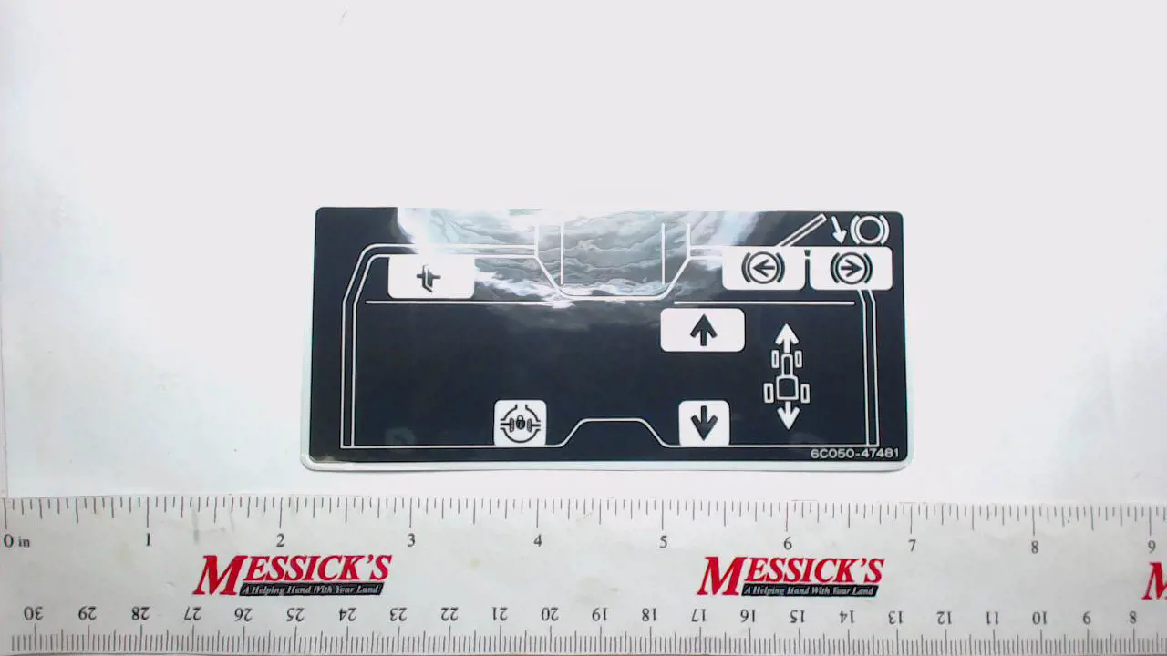 Image 1 for #6C050-47480 LABEL,PEDAL