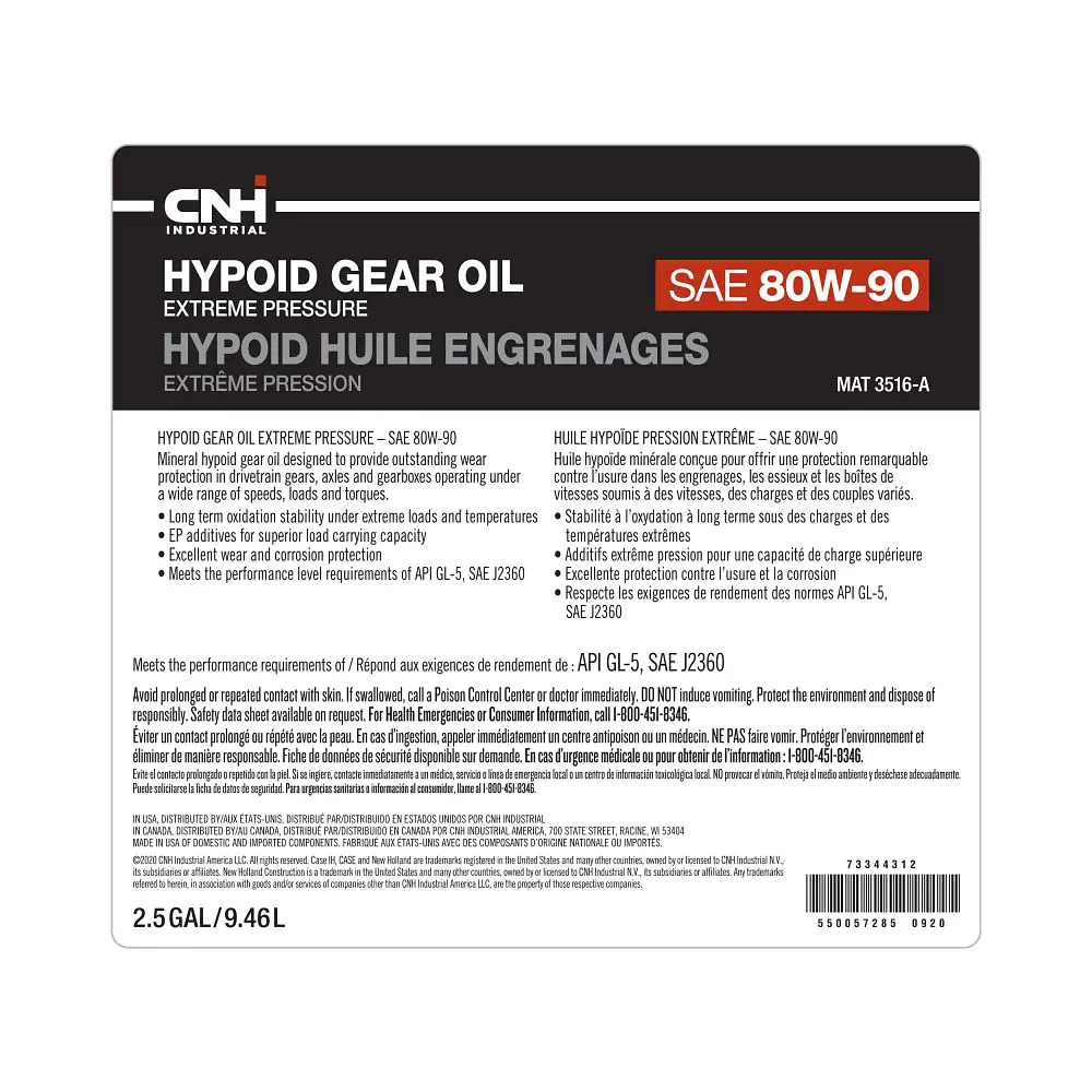 Image 3 for #73344312 Hypoide Gear Oil EP SAE 80W-90