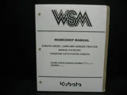 Kubota G3200/G4200/G5200/G6200 - Service Manual Part #97897-11030