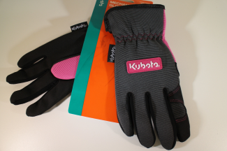 Kubota #77700-03646 Pink Mechanic's Gloves - Women's Medium