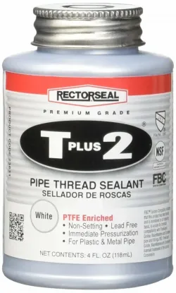 Industrial Supplies #23631 RectorSeal 4oz T Plus 3 Pide Thread Sealant - White