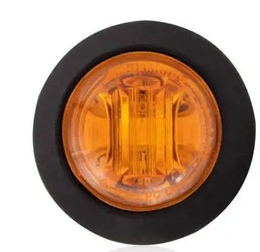 Image 1 for #M09300Y 3/4" Round P2PC CM Amber