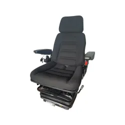 Case IH #SEA-33001BEX Deluxe Industrial Suspension Seat, Black