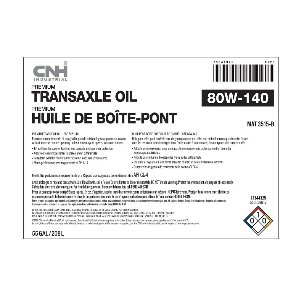Image 2 for #73344325 Premium Transaxle Oil SAE 80W-140