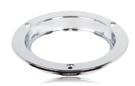 Image 2 for #M43253CH 4" Round Stainless Steel Security Flange Chrome Finish