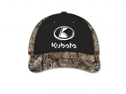 Kubota Black w/ Mossy Oak Camo Back Cap Part #KT21A-H815