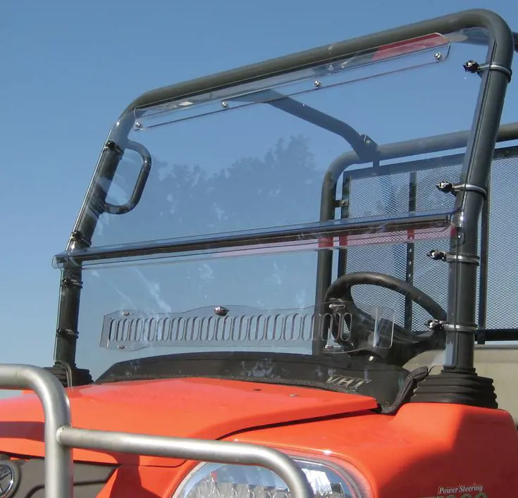 Image 1 for #3S-KUB900LG2 VENTED WINDSHIELD FOR RTV900 (POLYCARBONATE)