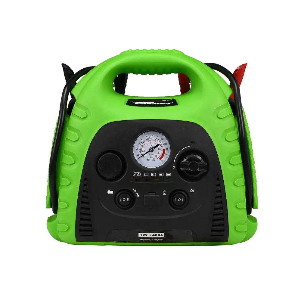 Image 1 for #F52765 Jump Start with Air Compressor, 18 Ah, 12-Volt, 900 Amp