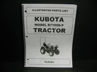 Kubota B7100D Parts Diagrams Part #97898-20090