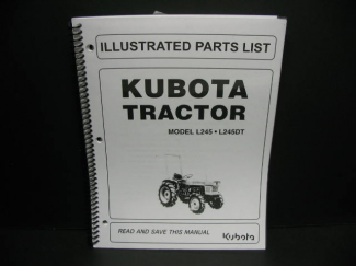 Kubota L245 Parts  Manual Part #97898-20040