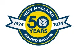 50th Anniversary New Holland Round Baler Decal Part#50THRBDECAL