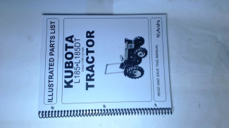 Kubota #97898-20030 L185  Parts  Manual   