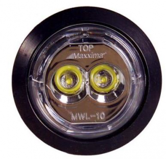 Maxxima Lighting #MWL-10SP Round Mini Grommet Mount Work Light 300 Lumens