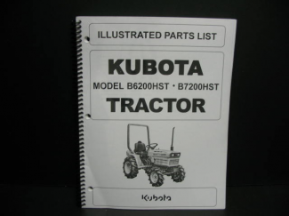 Kubota B6200HST / B7200HST Parts Diagrams Part #97898-20700