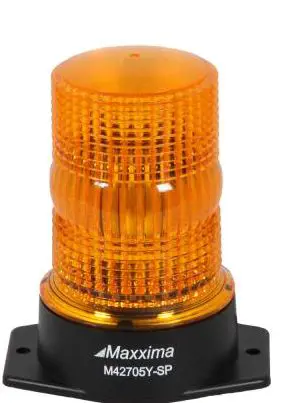 Image 1 for #M42705Y Warning Beacon Amber LED 5" 12 - 80 VDC