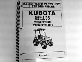 Kubota L35 Parts Manual Part #97898-21620