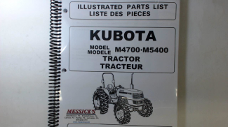 Kubota M4700/M5400 Parts Manual  Part #97898-21753