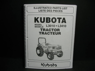 Kubota L3010/L3410 Parts  Manual Part #97898-22000