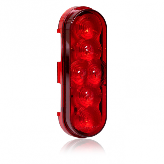 Maxxima Lighting #M63346R 6 LED Red Oval Stop/Tail/Turn Light