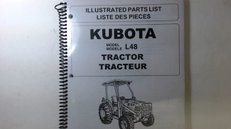 Kubota #97898-22341 L48 Parts Manual