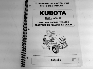 Kubota GR2100 Parts Manual Part #97898-41621