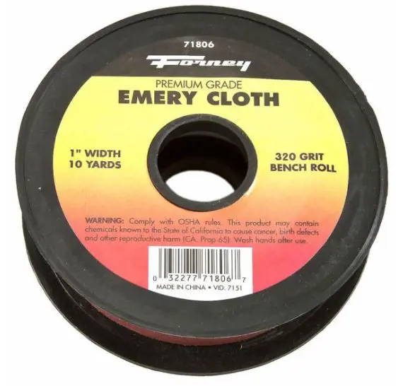Image 1 for #F71806 Emery Cloth Bench Roll, 320 Grit