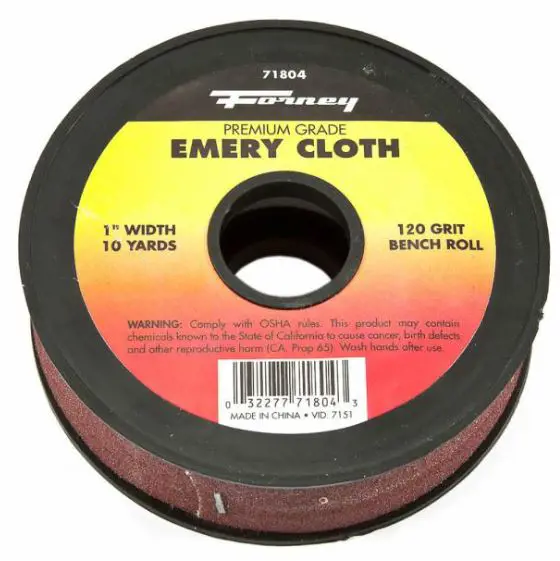 Image 1 for #F71804 Emery Cloth Bench Roll, 120 Grit