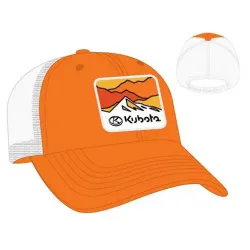 Kubota Orange Twill / White Mesh Cap Part #106266