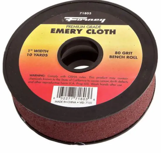 Image 1 for #F71803 Emery Cloth Bench Roll, 80 Grit