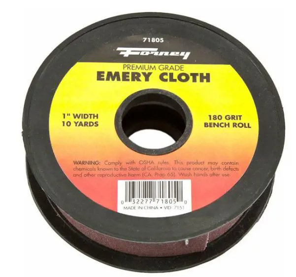 Image 1 for #F71805 Emery Cloth Bench Roll, 180 Grit
