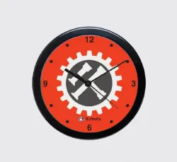 Kubota #KT21A-A669 Kubota Vintage Gear Wall Clock
