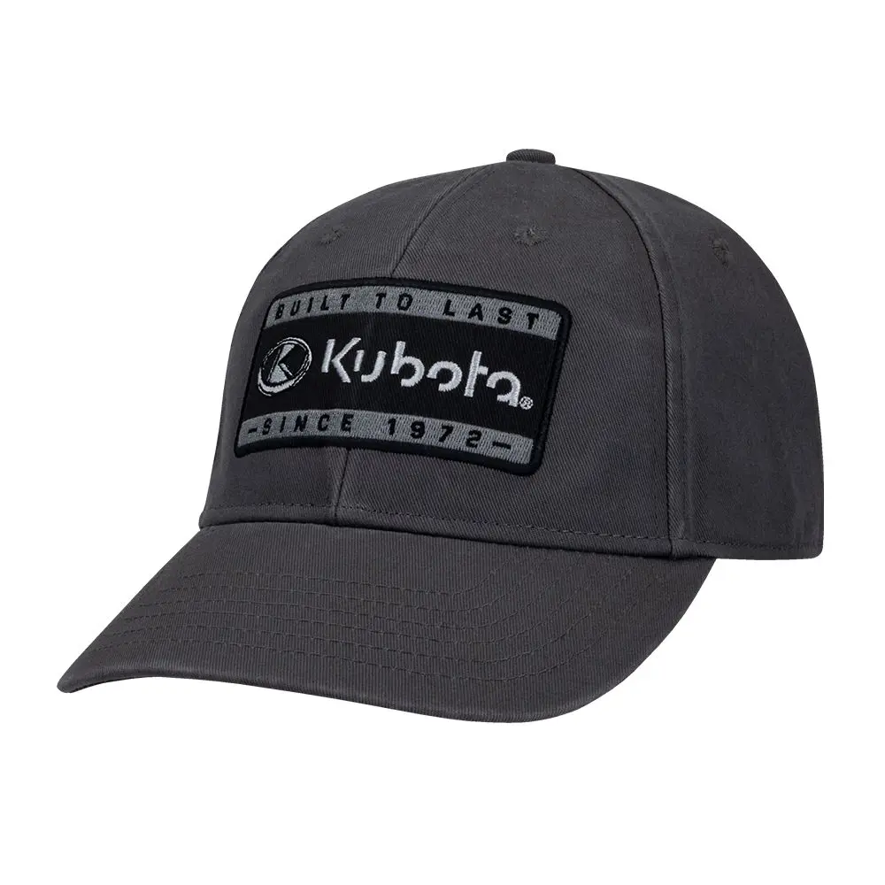 Image 1 for #KT19A-H391 Kubota Heavy Washed Charcoal Twill Cap