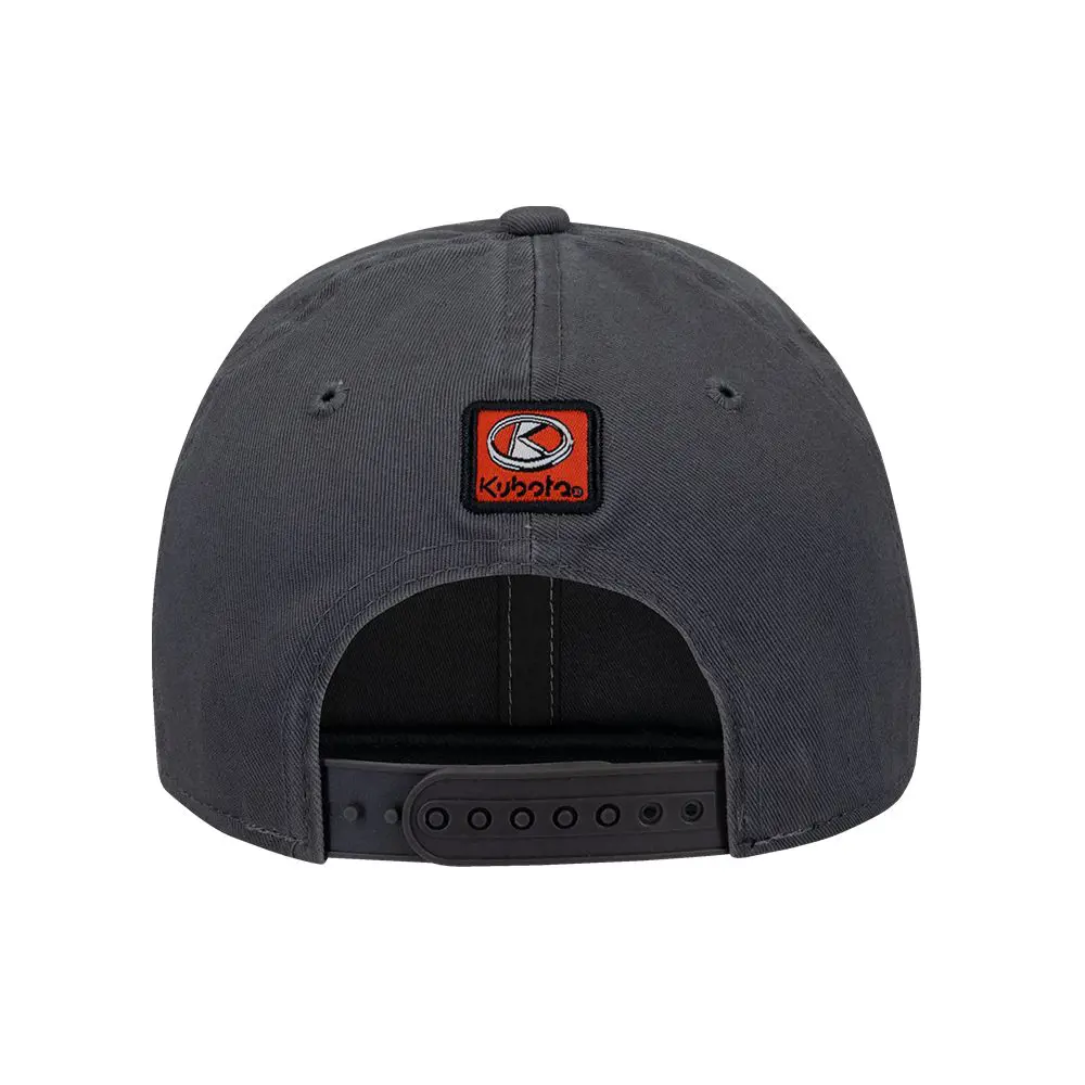 Image 2 for #KT19A-H391 Kubota Heavy Washed Charcoal Twill Cap